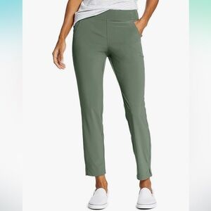 Eddie Bauer Green Ankle Pants Size L